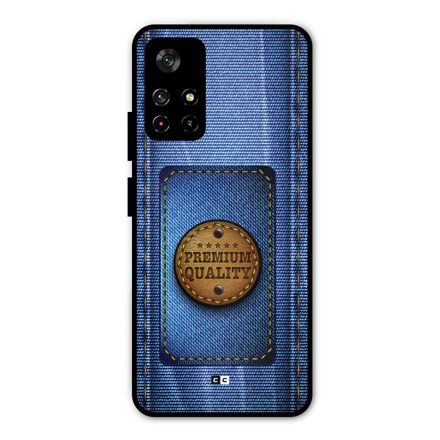 Premium Quality Denim Metal Back Case for Redmi Note 11T 5G
