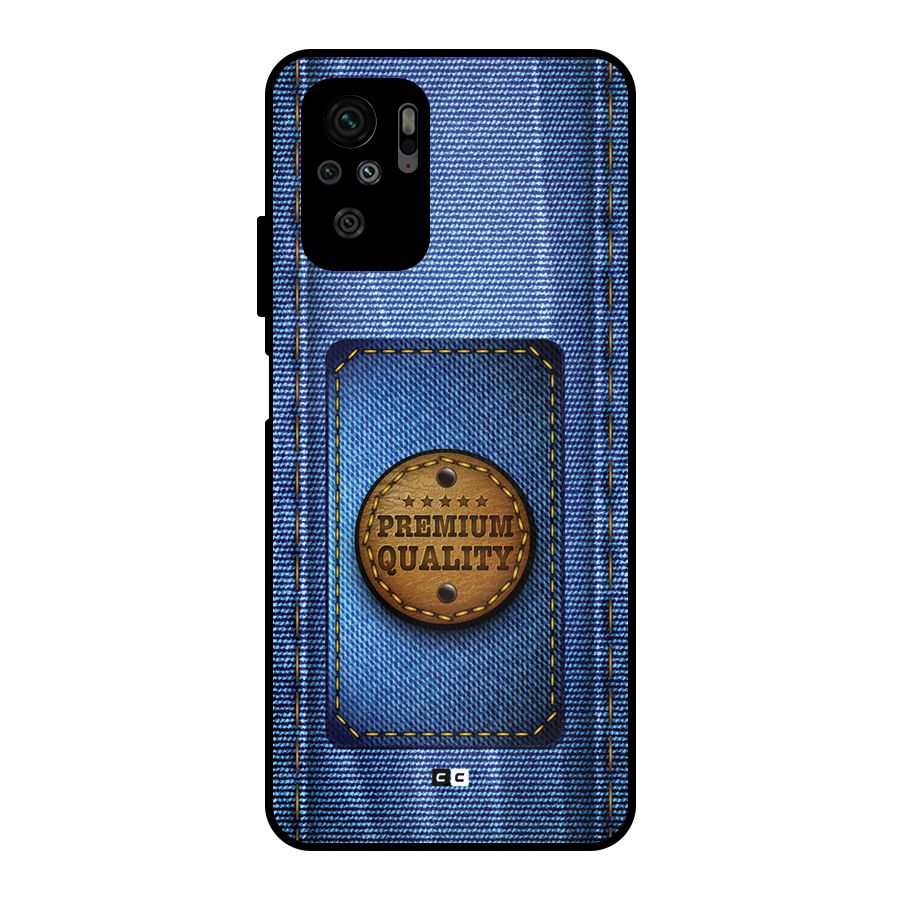 Premium Quality Denim Metal Back Case for Redmi Note 11 SE