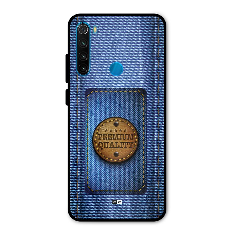 Premium Quality Denim Metal Back Case for Redmi Note 8