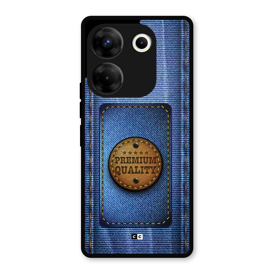 Premium Quality Denim Metal Back Case for Tecno Camon 20 Pro