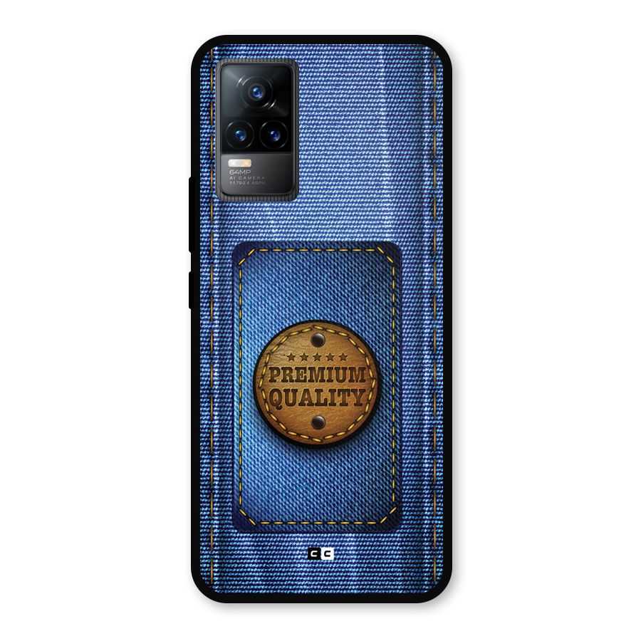 Premium Quality Denim Metal Back Case for Vivo Y73