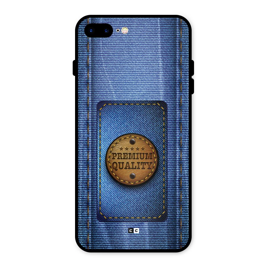 Premium Quality Denim Metal Back Case for iPhone 7 Plus