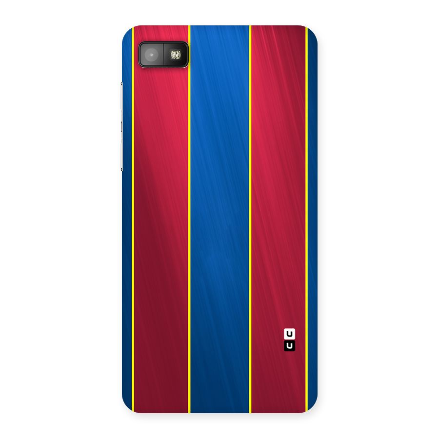 Premium Vertical Stripes Back Case for Blackberry Z10