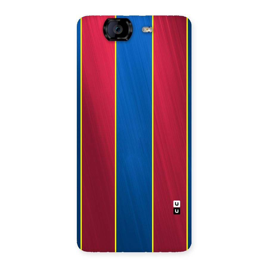 Premium Vertical Stripes Back Case for Canvas Knight A350