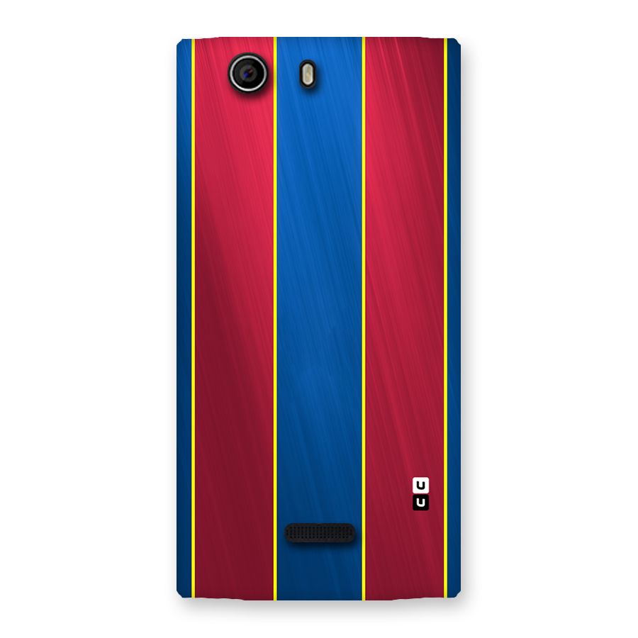 Premium Vertical Stripes Back Case for Canvas Nitro 2 E311