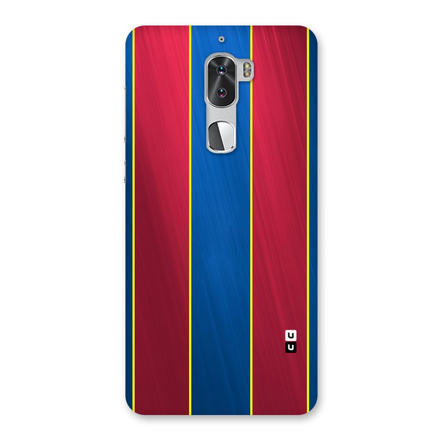 Premium Vertical Stripes Back Case for Coolpad Cool 1
