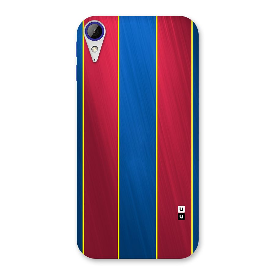 Premium Vertical Stripes Back Case for Desire 830