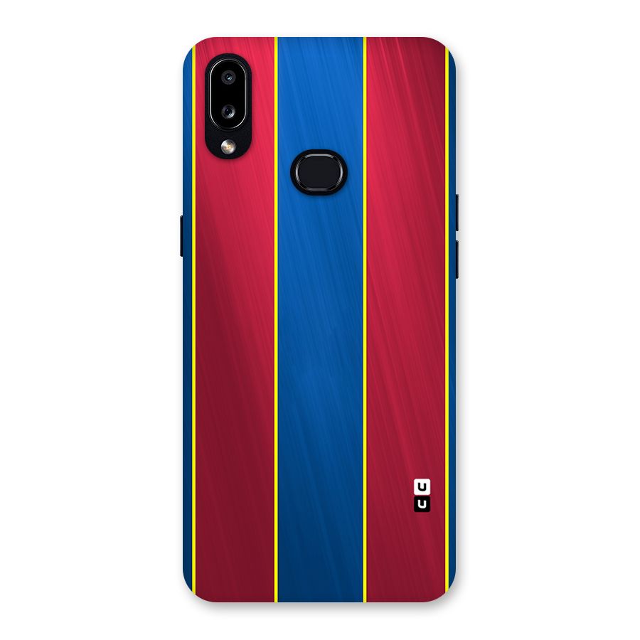 Premium Vertical Stripes Back Case for Galaxy A10s