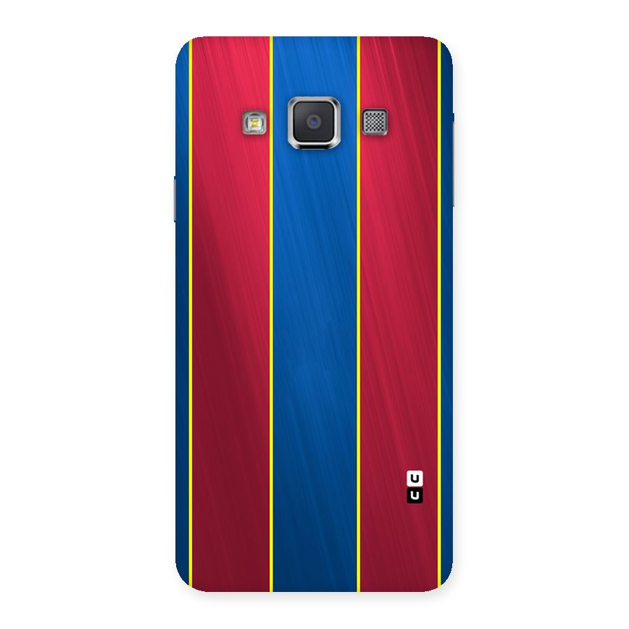 Premium Vertical Stripes Back Case for Galaxy A3