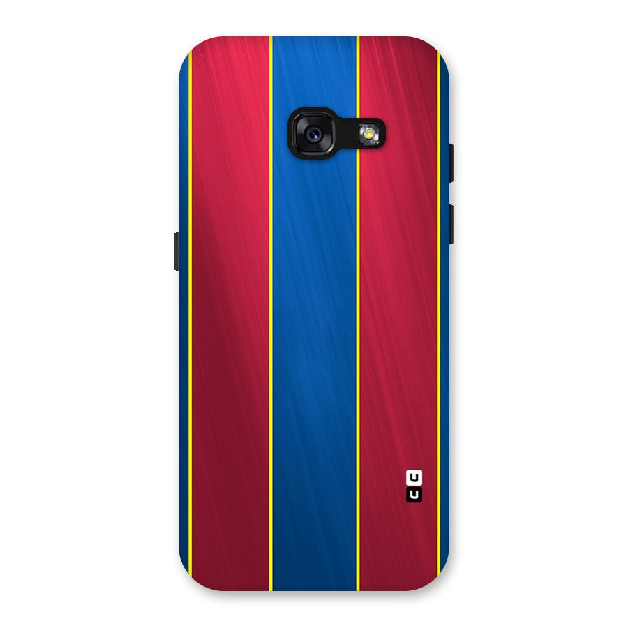 Premium Vertical Stripes Back Case for Galaxy A3 (2017)