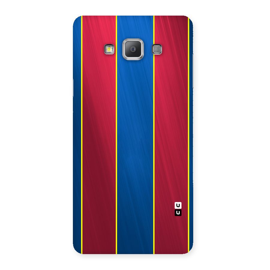 Premium Vertical Stripes Back Case for Galaxy A7