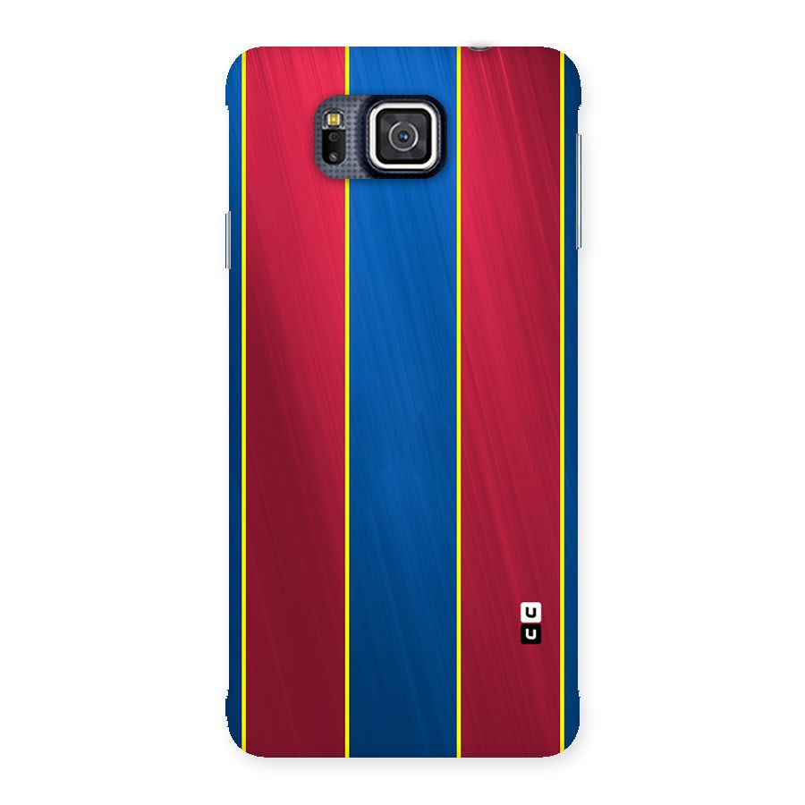 Premium Vertical Stripes Back Case for Galaxy Alpha