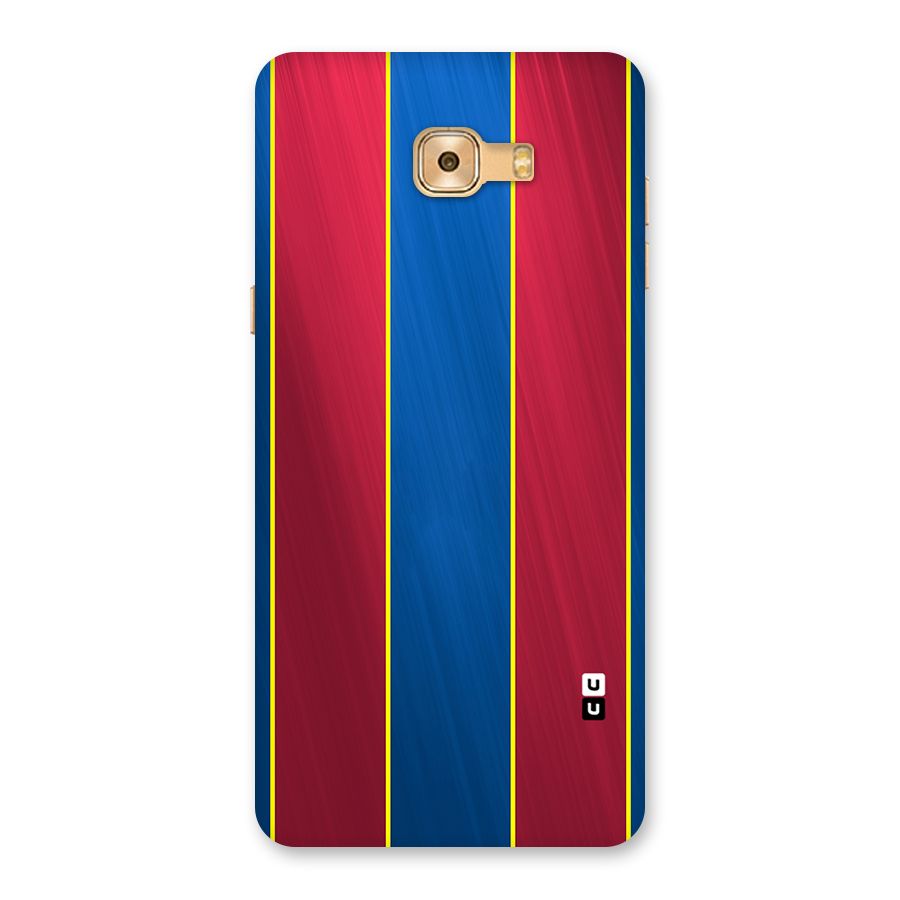 Premium Vertical Stripes Back Case for Galaxy C9 Pro