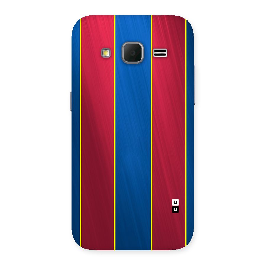 Premium Vertical Stripes Back Case for Galaxy Core Prime