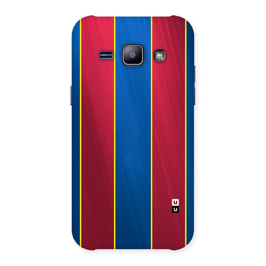 Premium Vertical Stripes Back Case for Galaxy J1