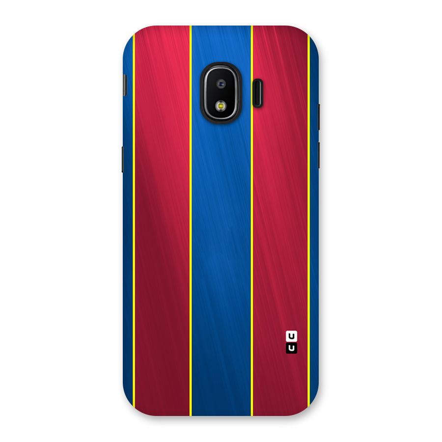 Premium Vertical Stripes Back Case for Galaxy J2 Pro 2018