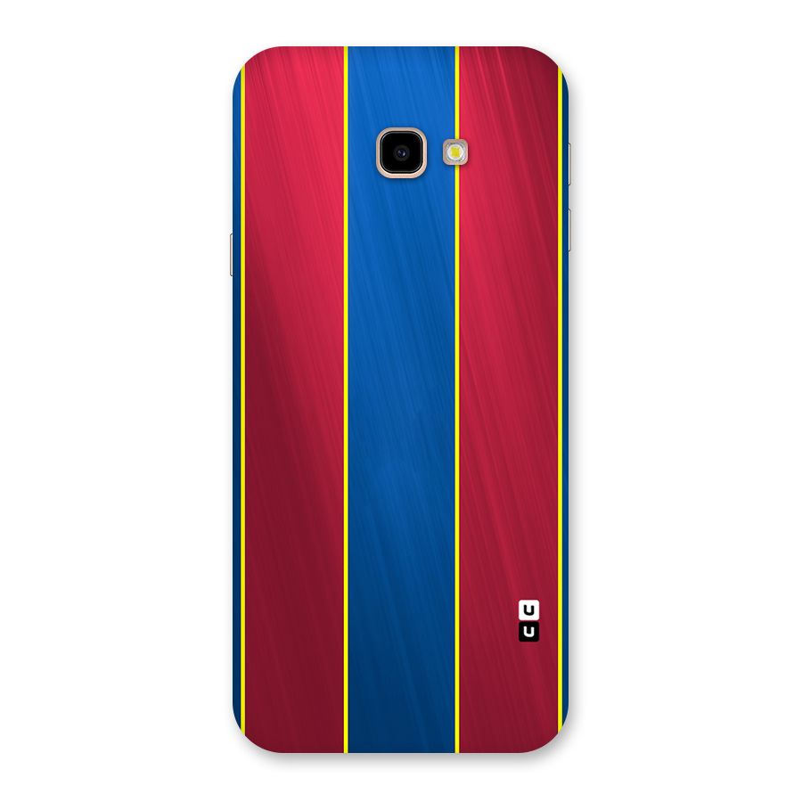 Premium Vertical Stripes Back Case for Galaxy J4 Plus