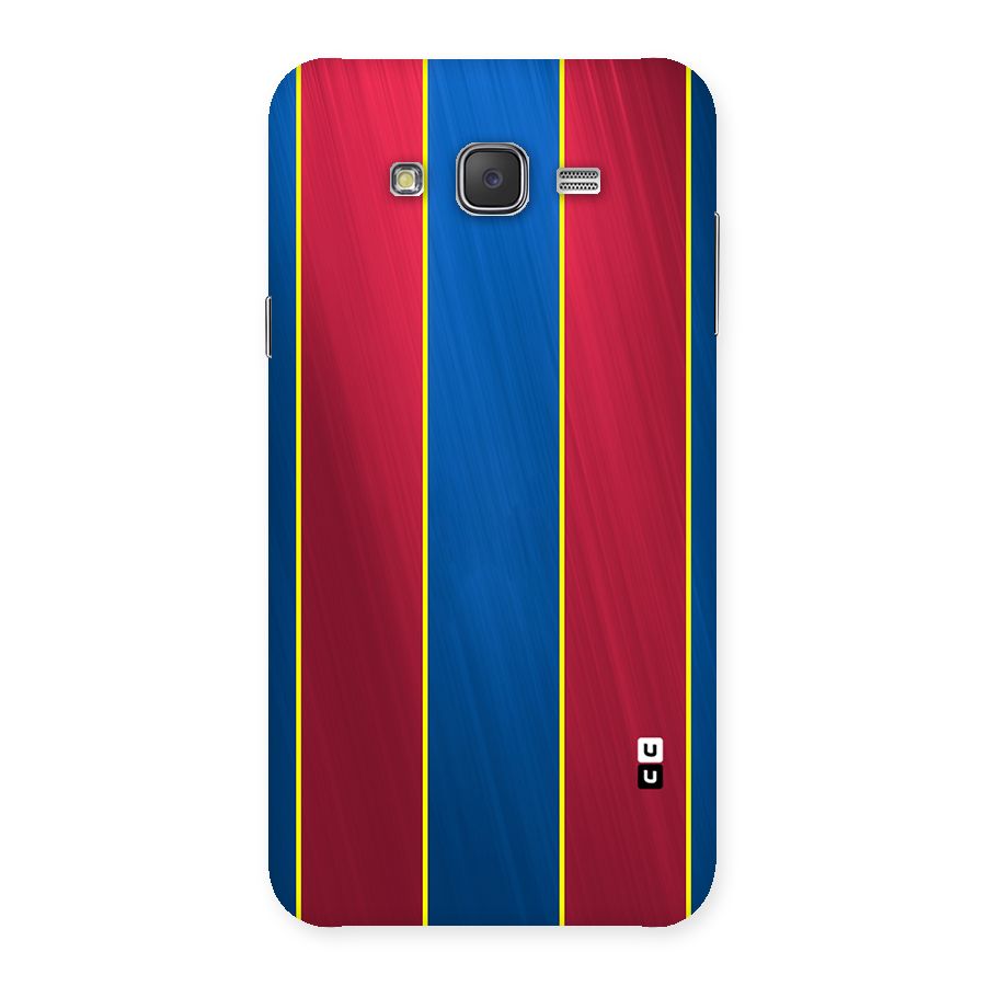 Premium Vertical Stripes Back Case for Galaxy J7