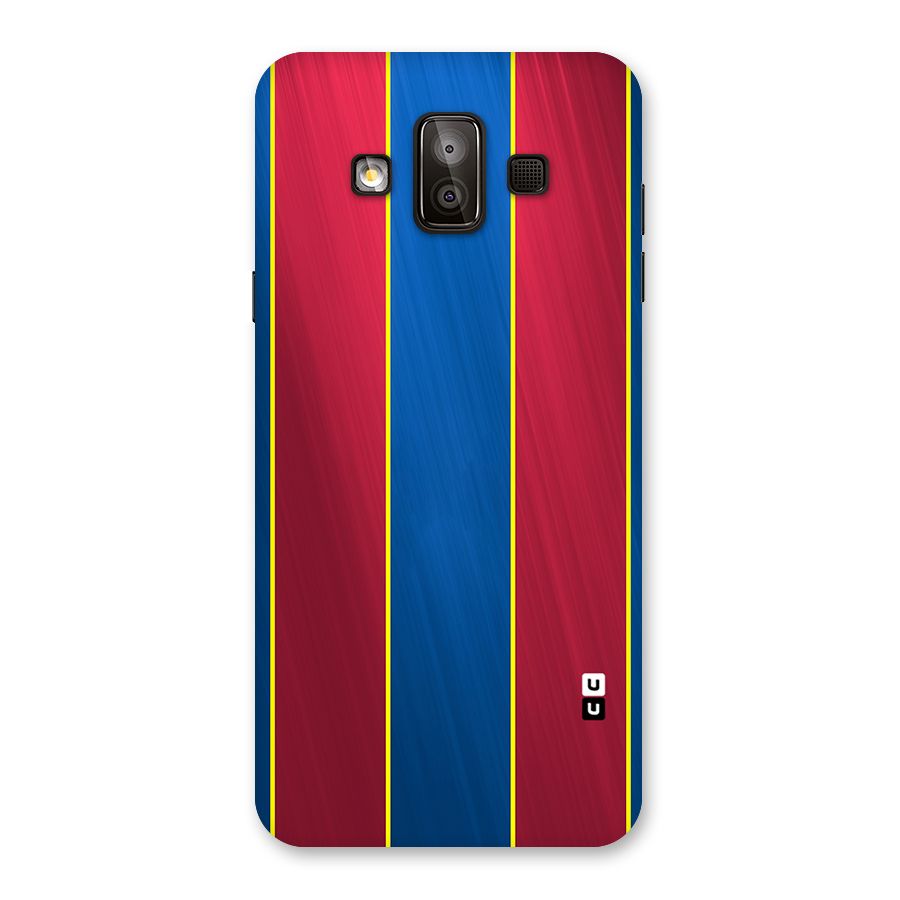 Premium Vertical Stripes Back Case for Galaxy J7 Duo