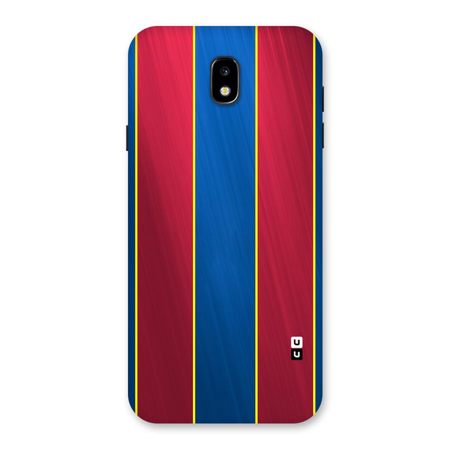 Premium Vertical Stripes Back Case for Galaxy J7 Pro