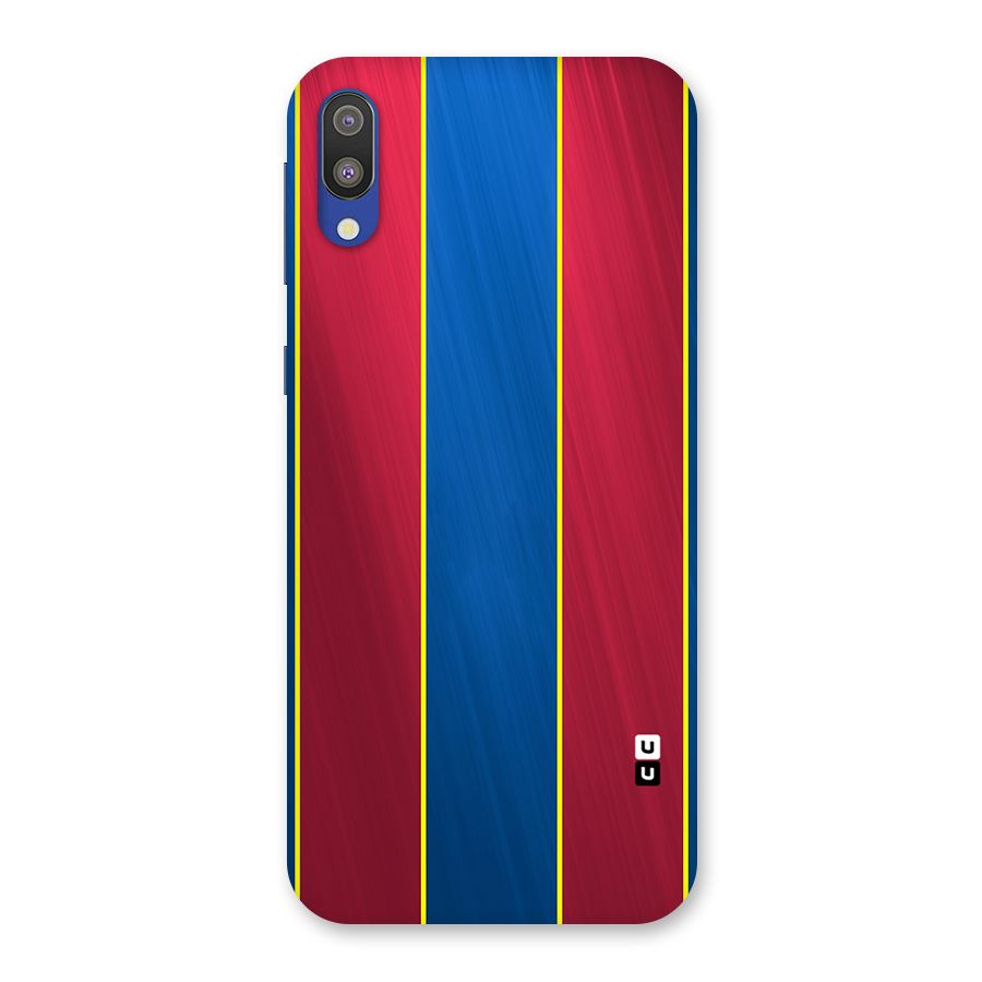 Premium Vertical Stripes Back Case for Galaxy M10
