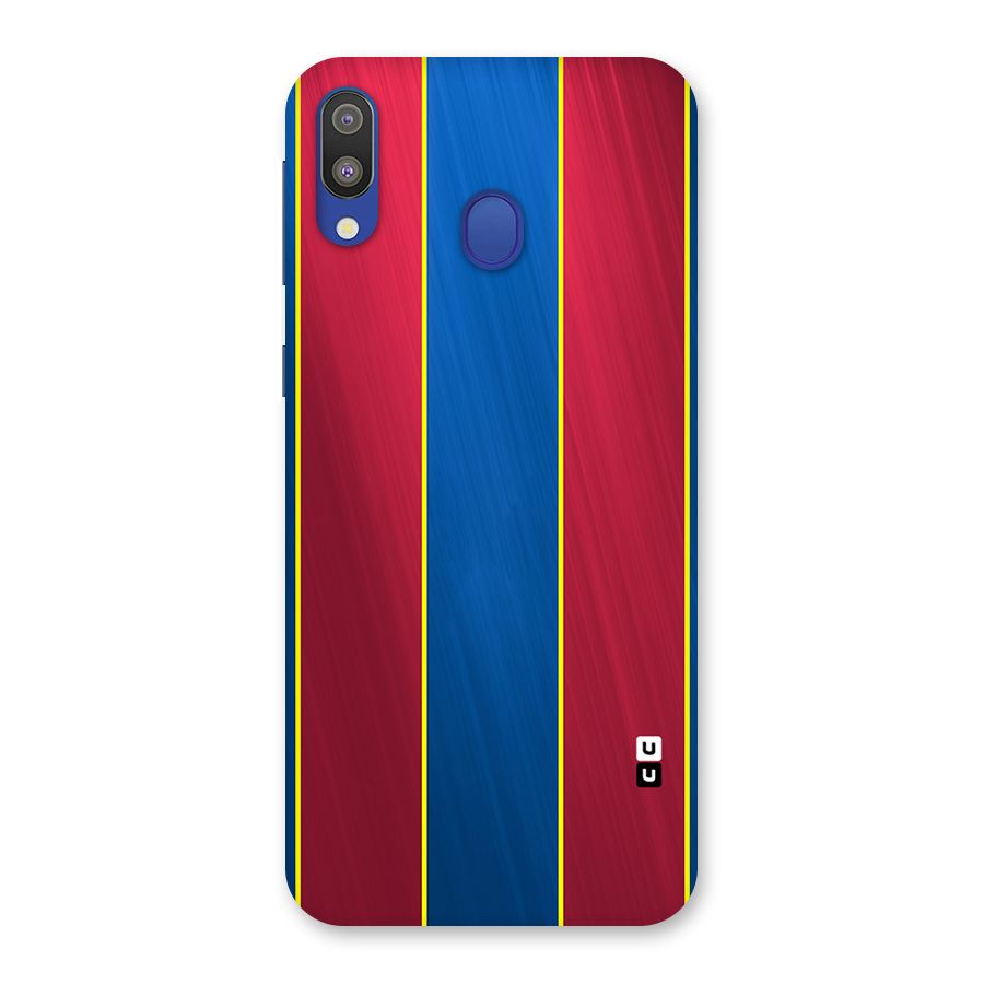 Premium Vertical Stripes Back Case for Galaxy M20