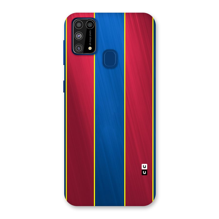 Premium Vertical Stripes Back Case for Galaxy M31