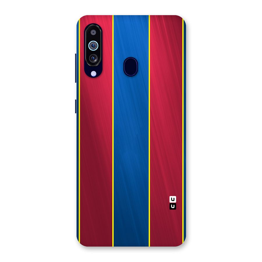 Premium Vertical Stripes Back Case for Galaxy M40