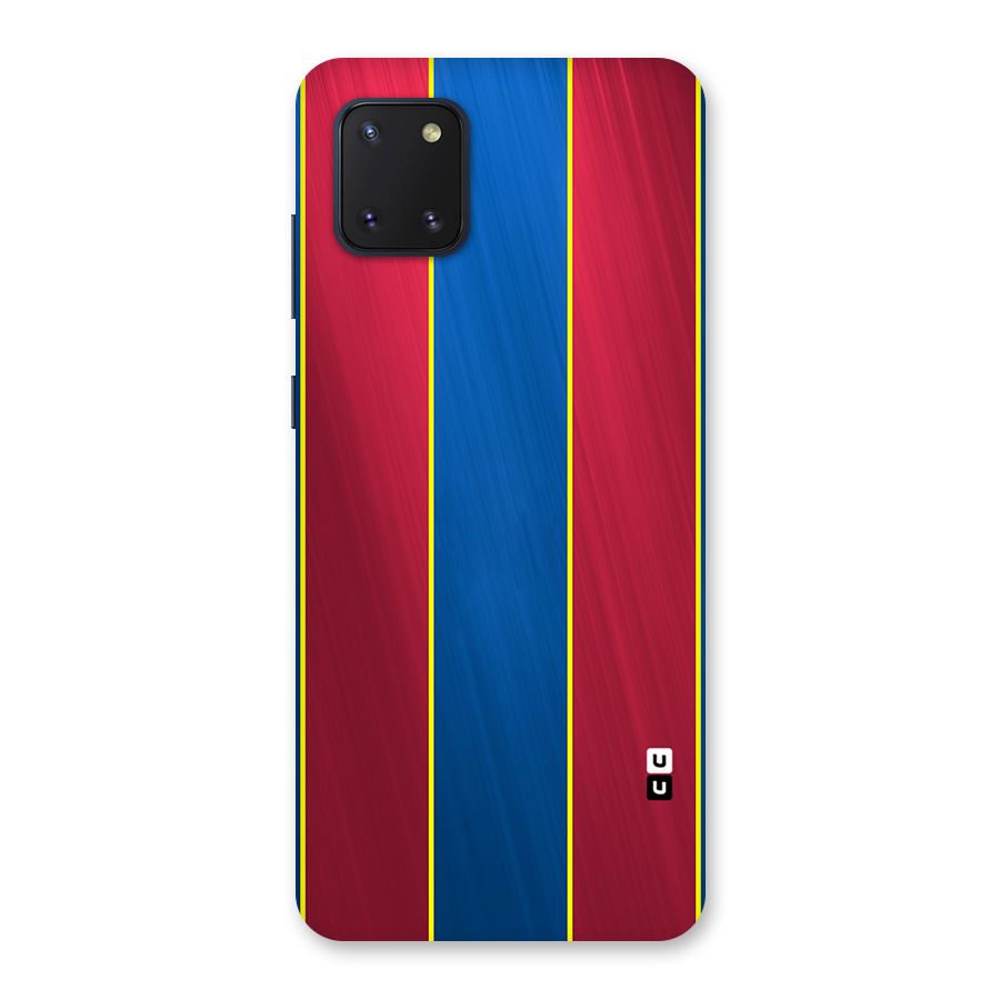 Premium Vertical Stripes Back Case for Galaxy Note 10 Lite