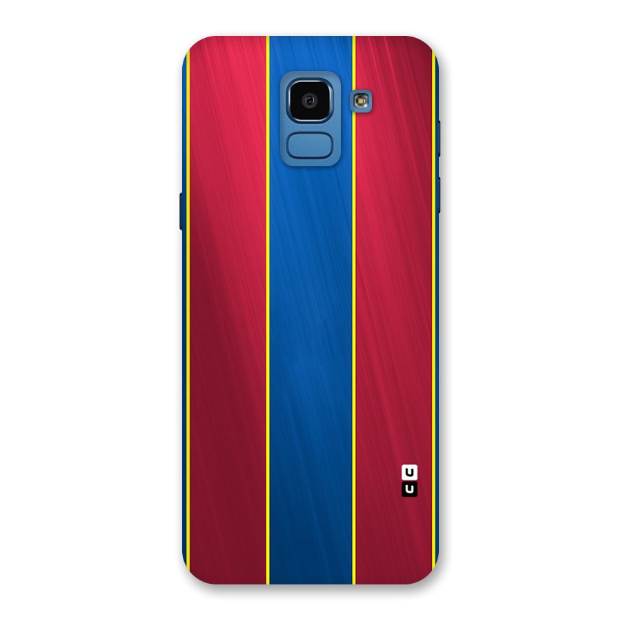 Premium Vertical Stripes Back Case for Galaxy On6