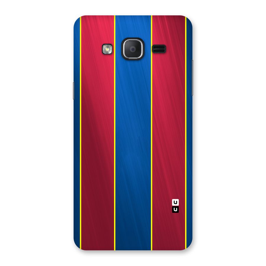 Premium Vertical Stripes Back Case for Galaxy On7 2015