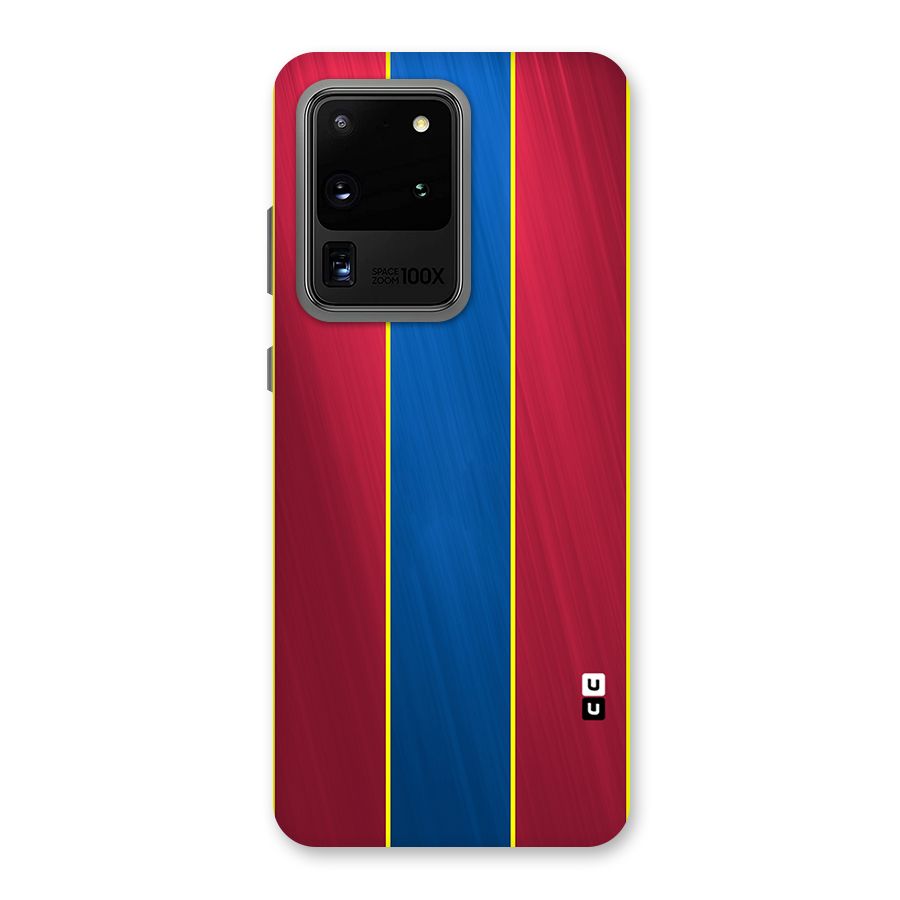 Premium Vertical Stripes Back Case for Galaxy S20 Ultra