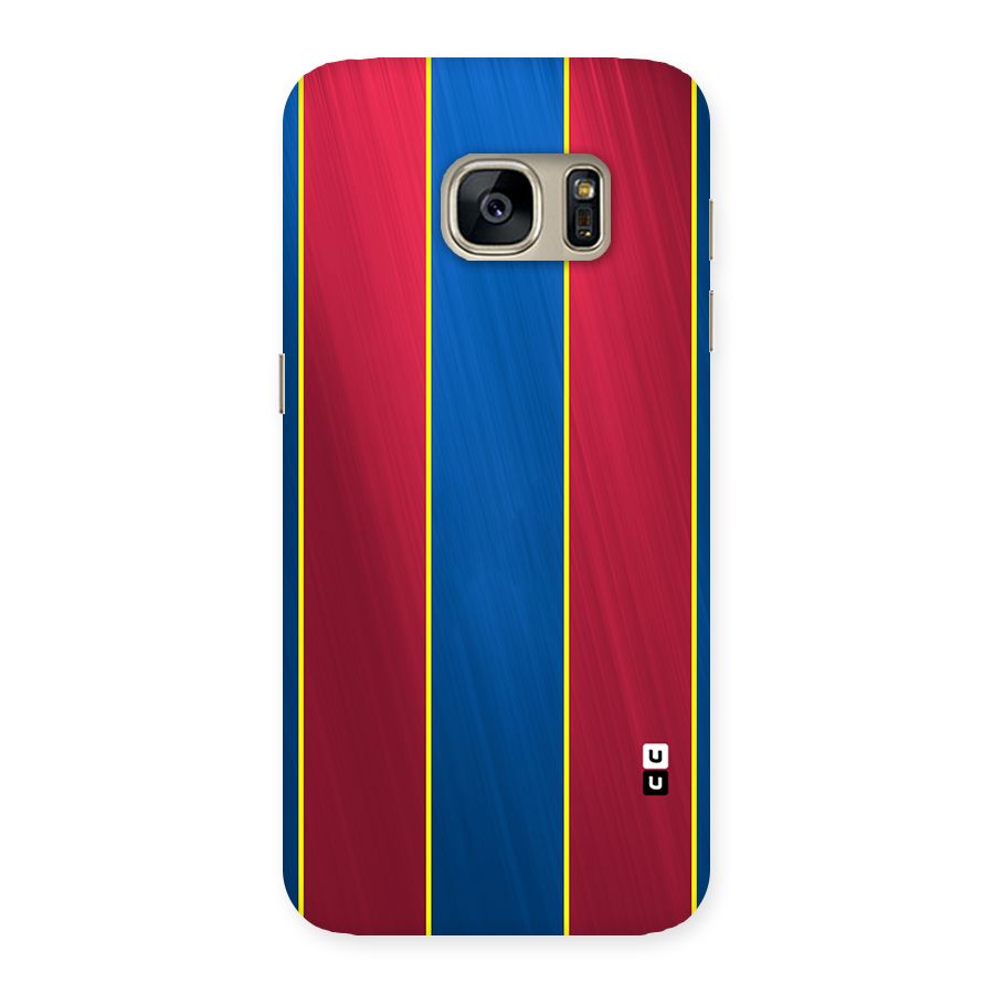 Premium Vertical Stripes Back Case for Galaxy S7