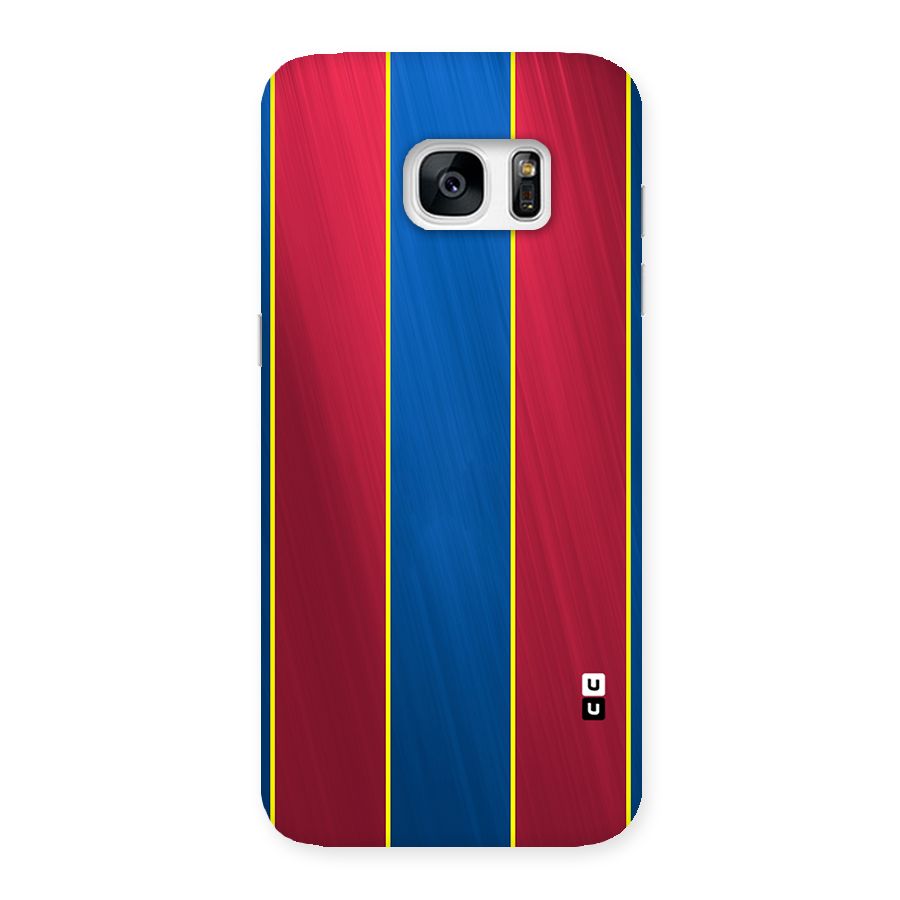 Premium Vertical Stripes Back Case for Galaxy S7 Edge