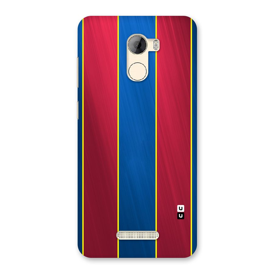 Premium Vertical Stripes Back Case for Gionee A1 LIte
