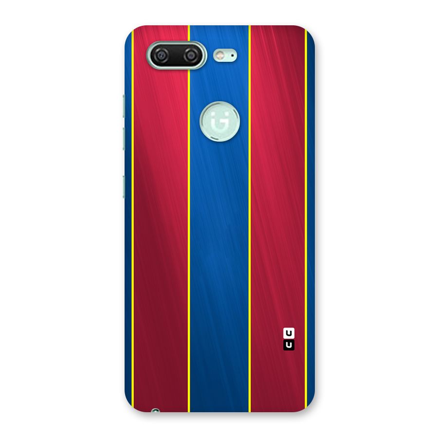 Premium Vertical Stripes Back Case for Gionee S10