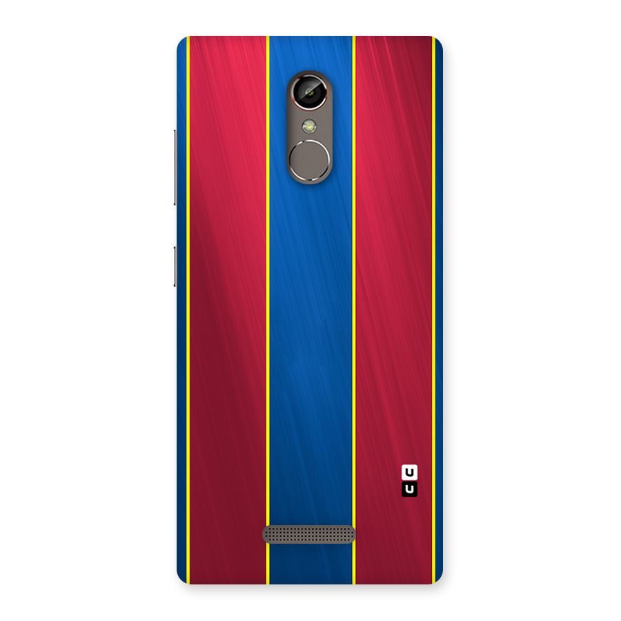 Premium Vertical Stripes Back Case for Gionee S6s