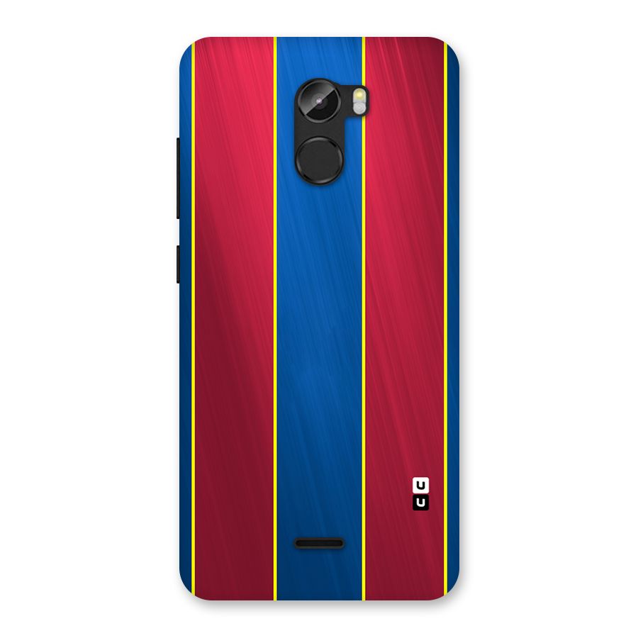 Premium Vertical Stripes Back Case for Gionee X1