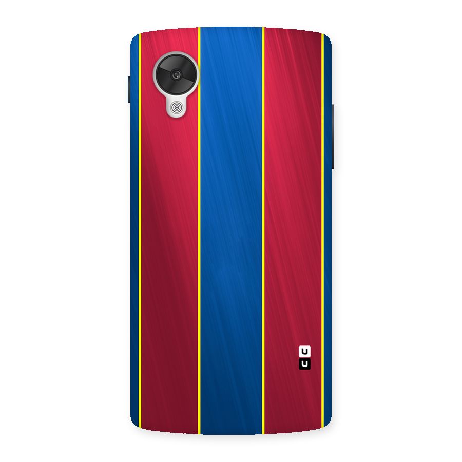 Premium Vertical Stripes Back Case for Google Nexsus 5