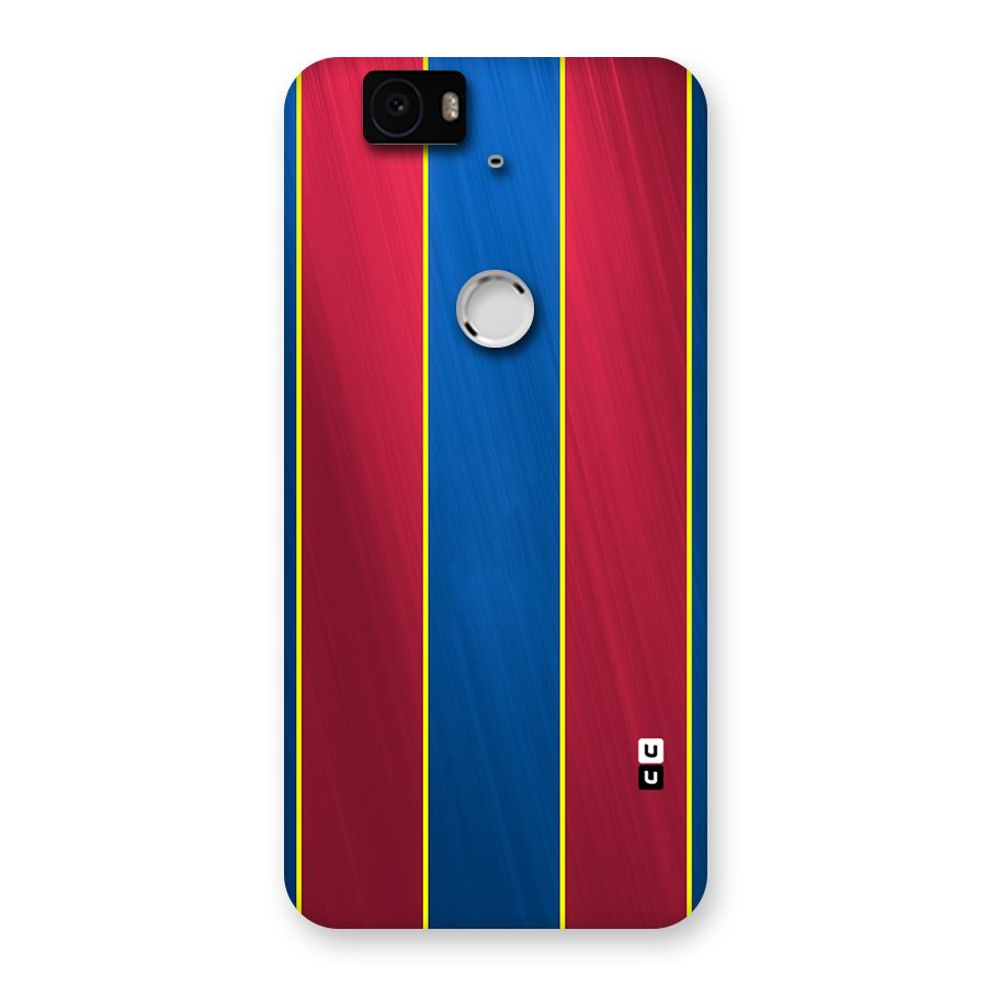 Premium Vertical Stripes Back Case for Google Nexus-6P