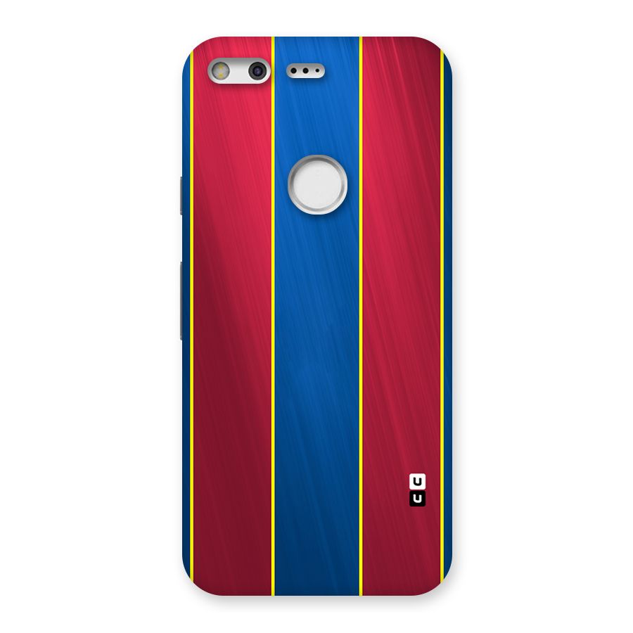Premium Vertical Stripes Back Case for Google Pixel