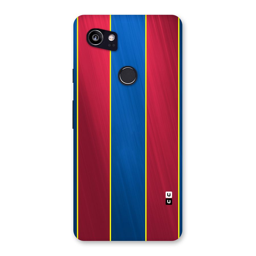Premium Vertical Stripes Back Case for Google Pixel 2 XL