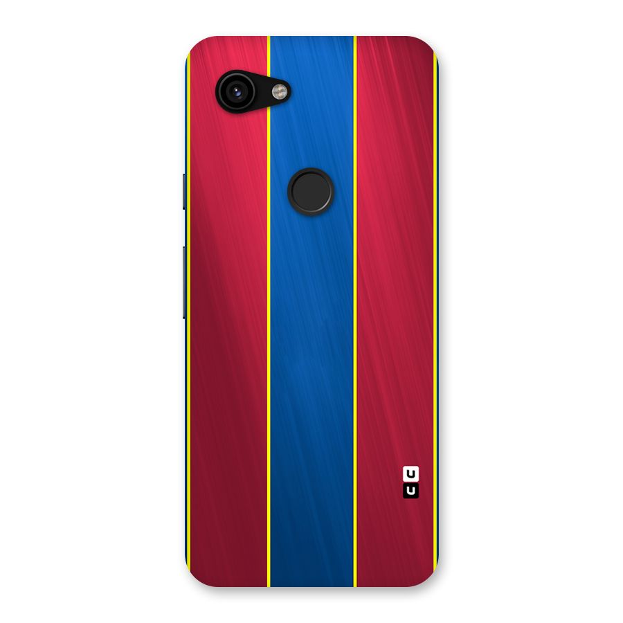 Premium Vertical Stripes Back Case for Google Pixel 3a