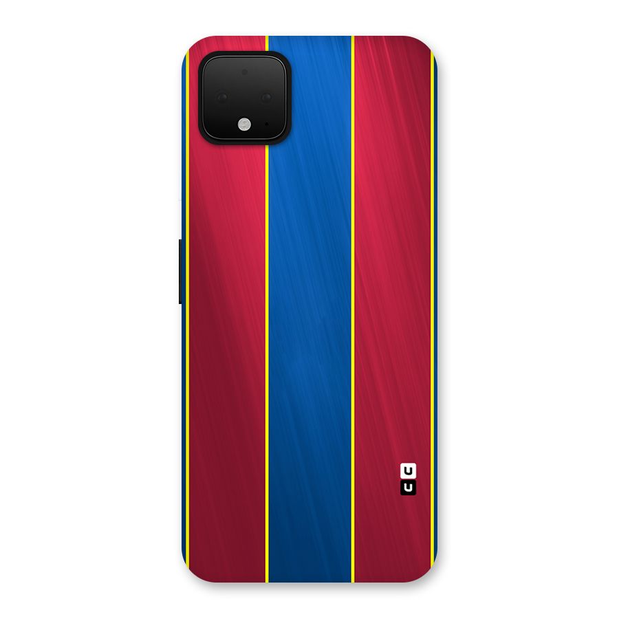 Premium Vertical Stripes Back Case for Google Pixel 4 XL