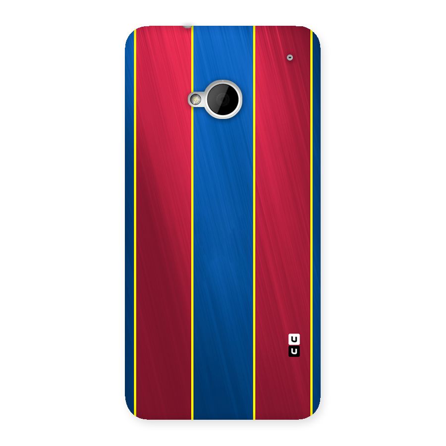 Premium Vertical Stripes Back Case for HTC One M7