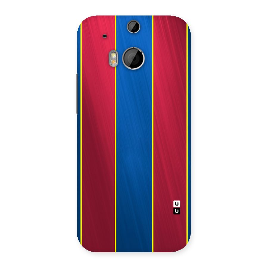 Premium Vertical Stripes Back Case for HTC One M8