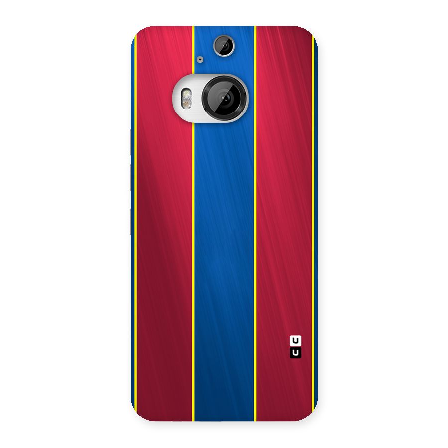 Premium Vertical Stripes Back Case for HTC One M9 Plus