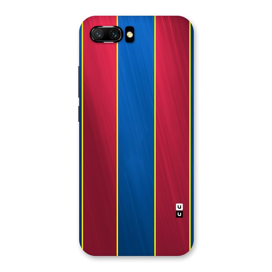 Premium Vertical Stripes Back Case for Honor 10