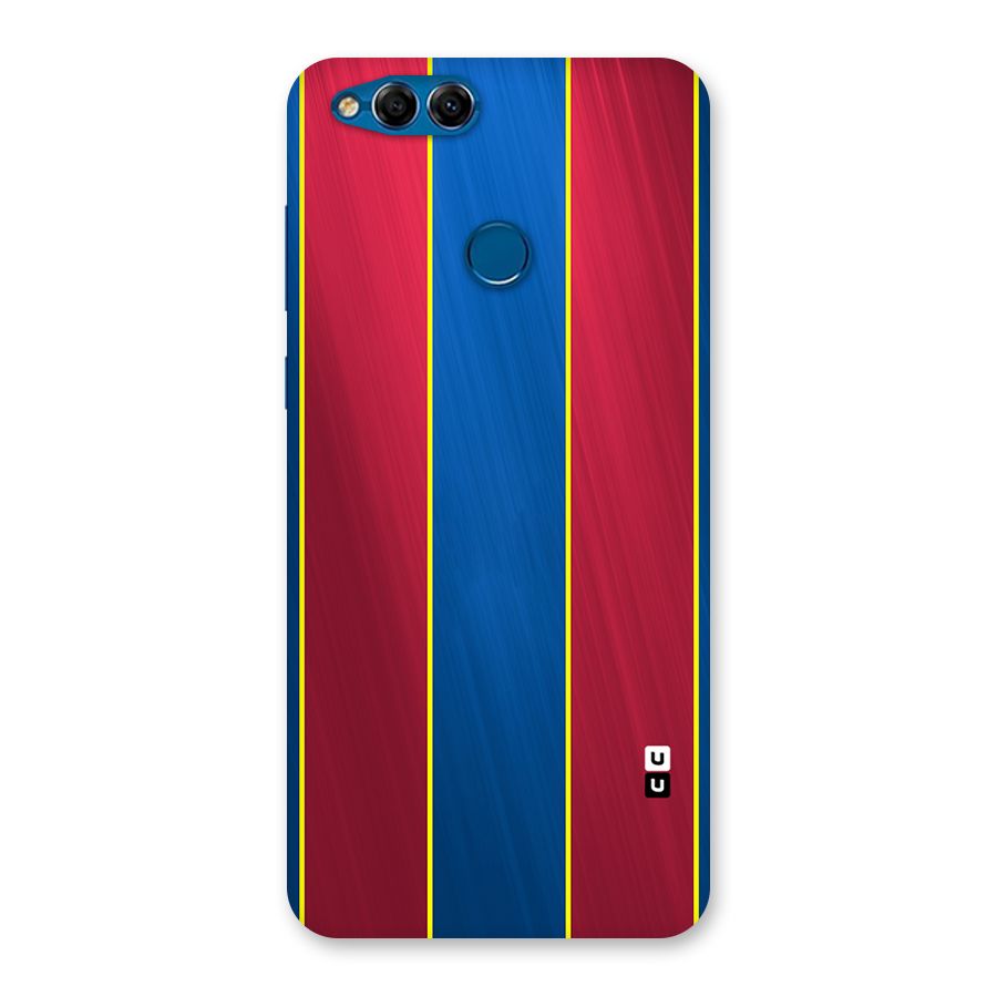 Premium Vertical Stripes Back Case for Honor 7X