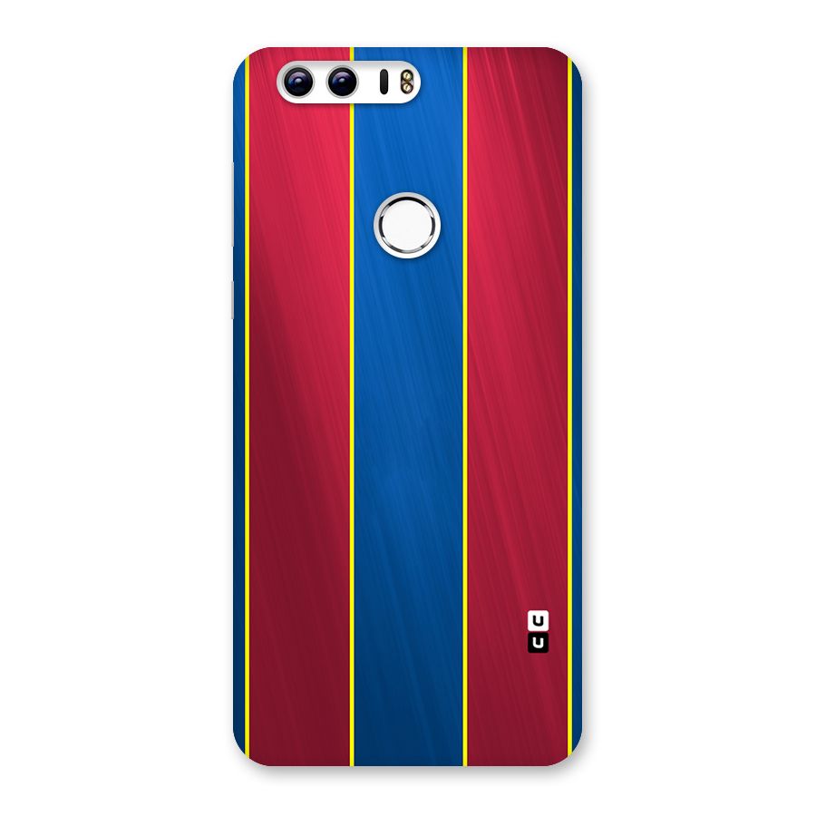 Premium Vertical Stripes Back Case for Honor 8